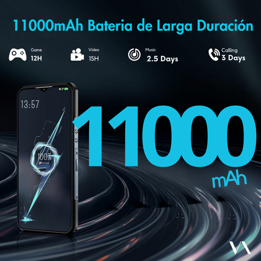 WP35 Oukitel — Smartphone todo terreno, batería de larga duración