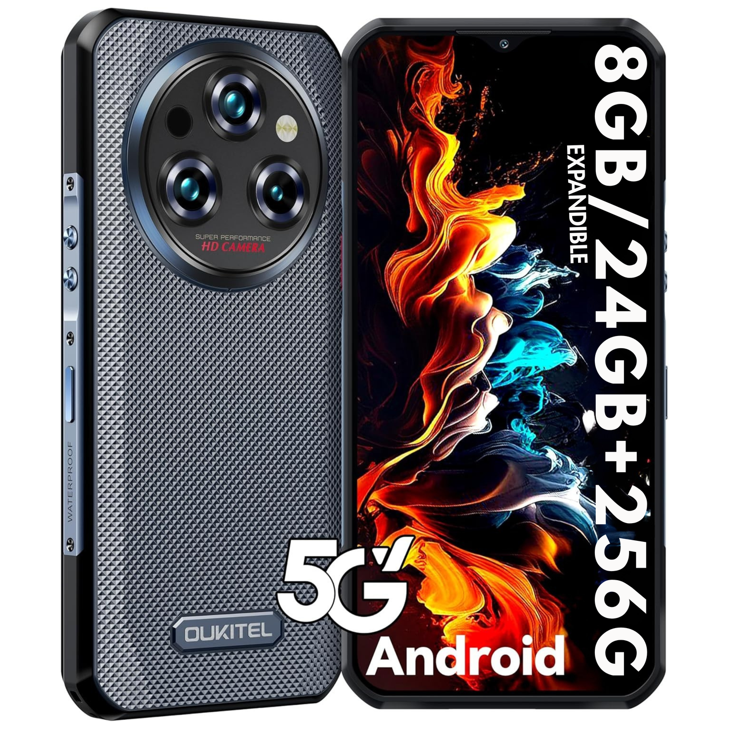 WP35 Oukitel — Smartphone todo terreno, batería de larga duración