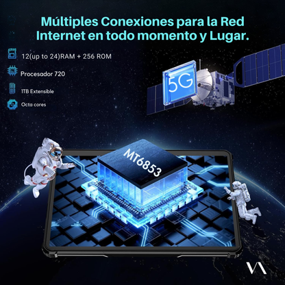 RT7 Titan Oukitel- Tablet Rugged de Alto Rendimiento