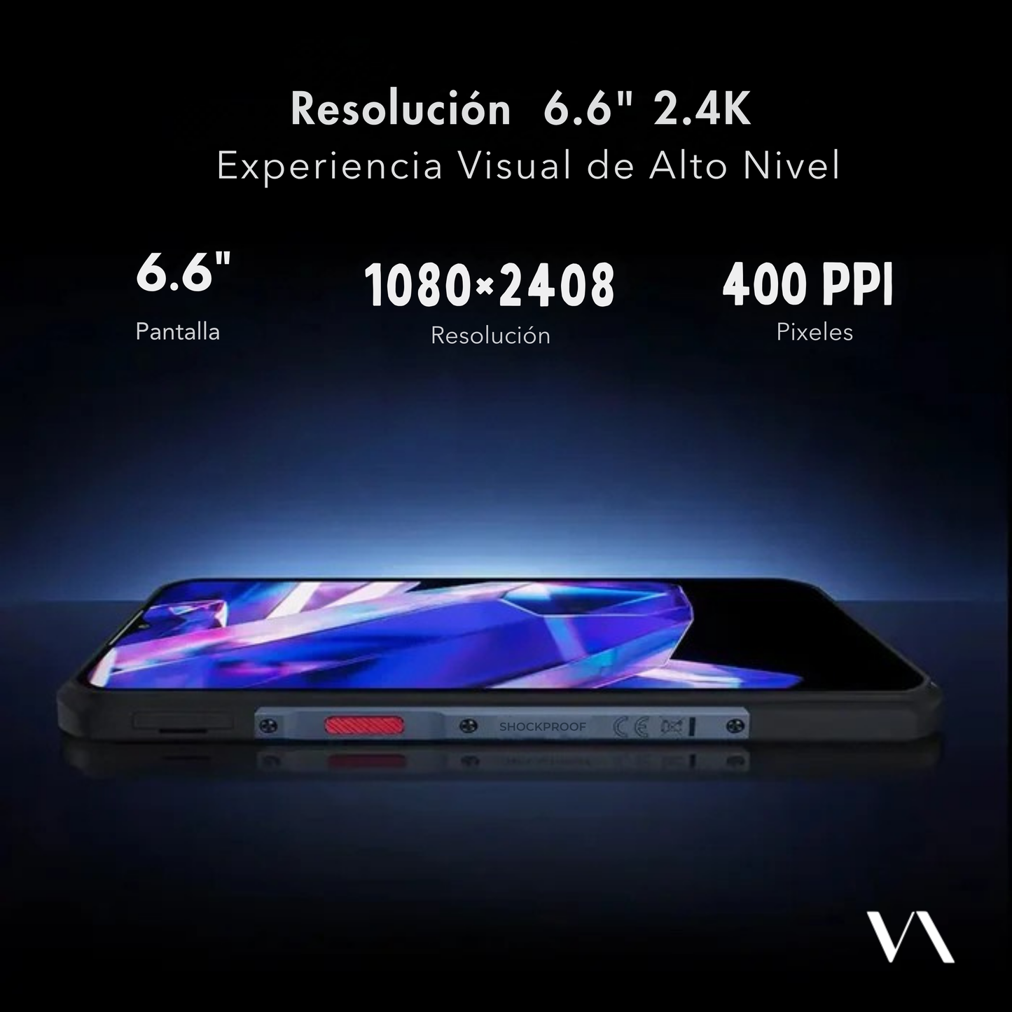 WP35 Oukitel — Smartphone todo terreno, batería de larga duración