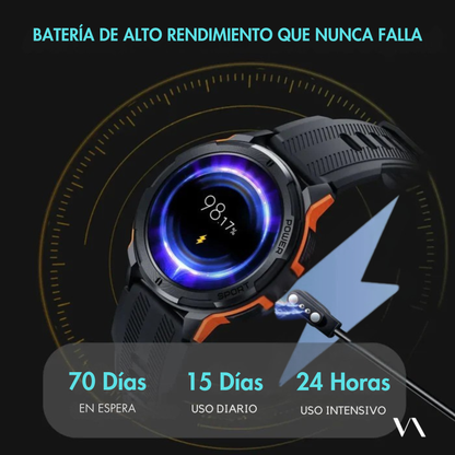 BT10 Oukitel- Reloj Inteligente Militar con Batería de larga duración