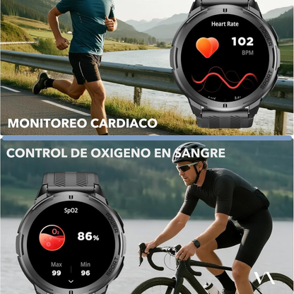 BT10 Oukitel- Reloj Inteligente Militar con Batería de larga duración