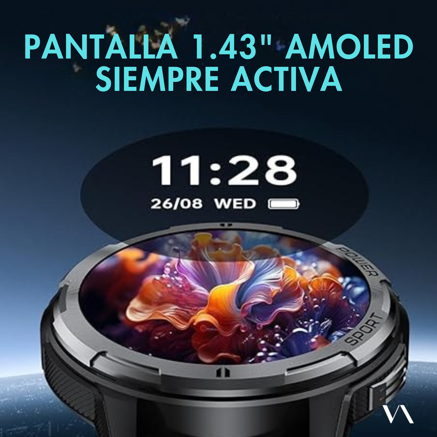 BT10 Oukitel- Reloj Inteligente Militar con Batería de larga duración