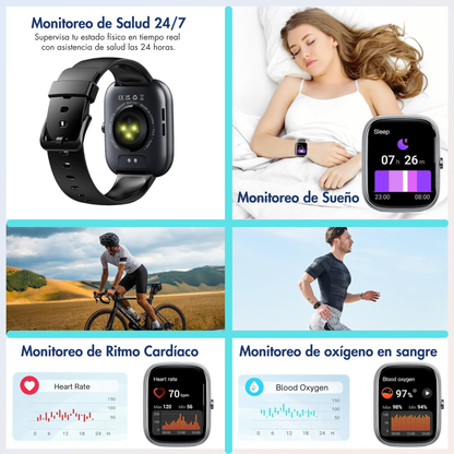 V2 Oukitel- Reloj Inteligente, elegancia y tecnología que se adaptan a tu estilo