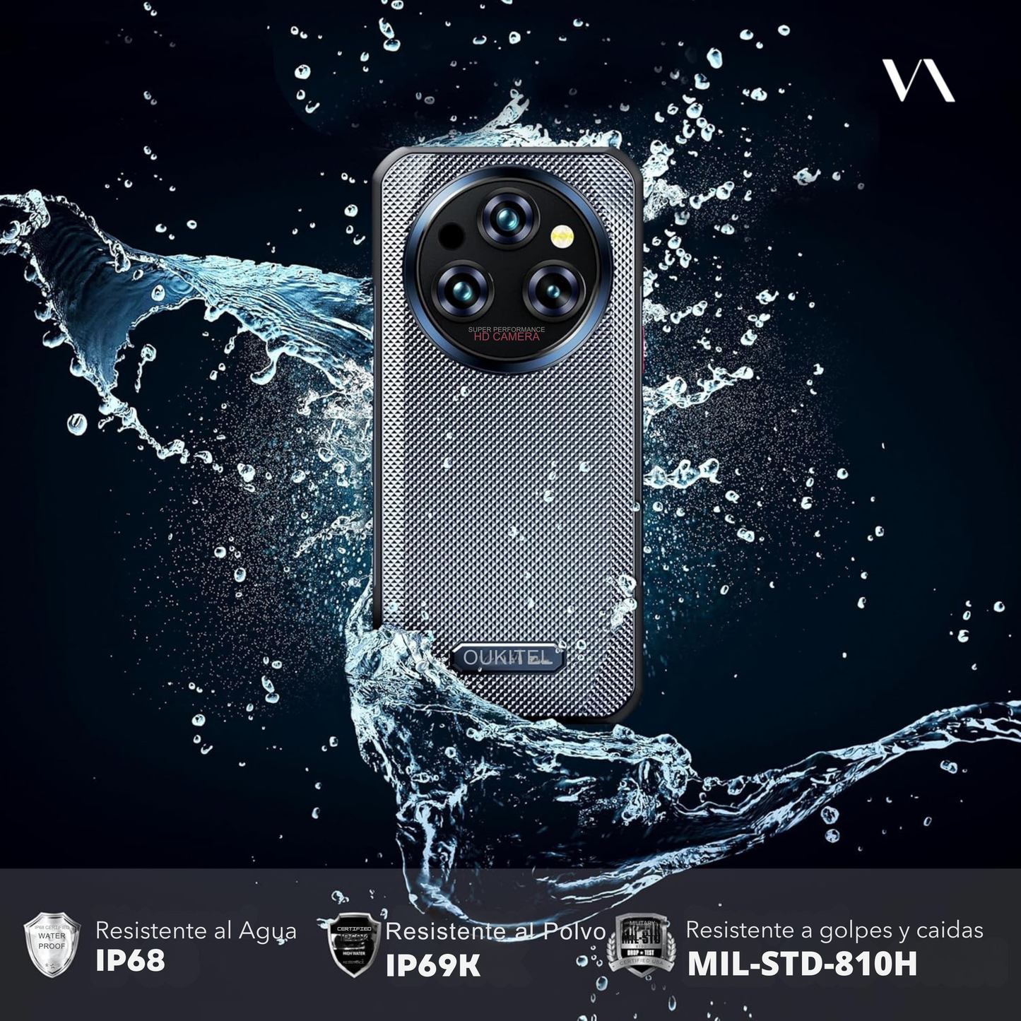 WP35 Oukitel — Smartphone todo terreno, batería de larga duración