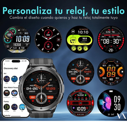 BT10 Oukitel- Reloj Inteligente Militar con Batería de larga duración