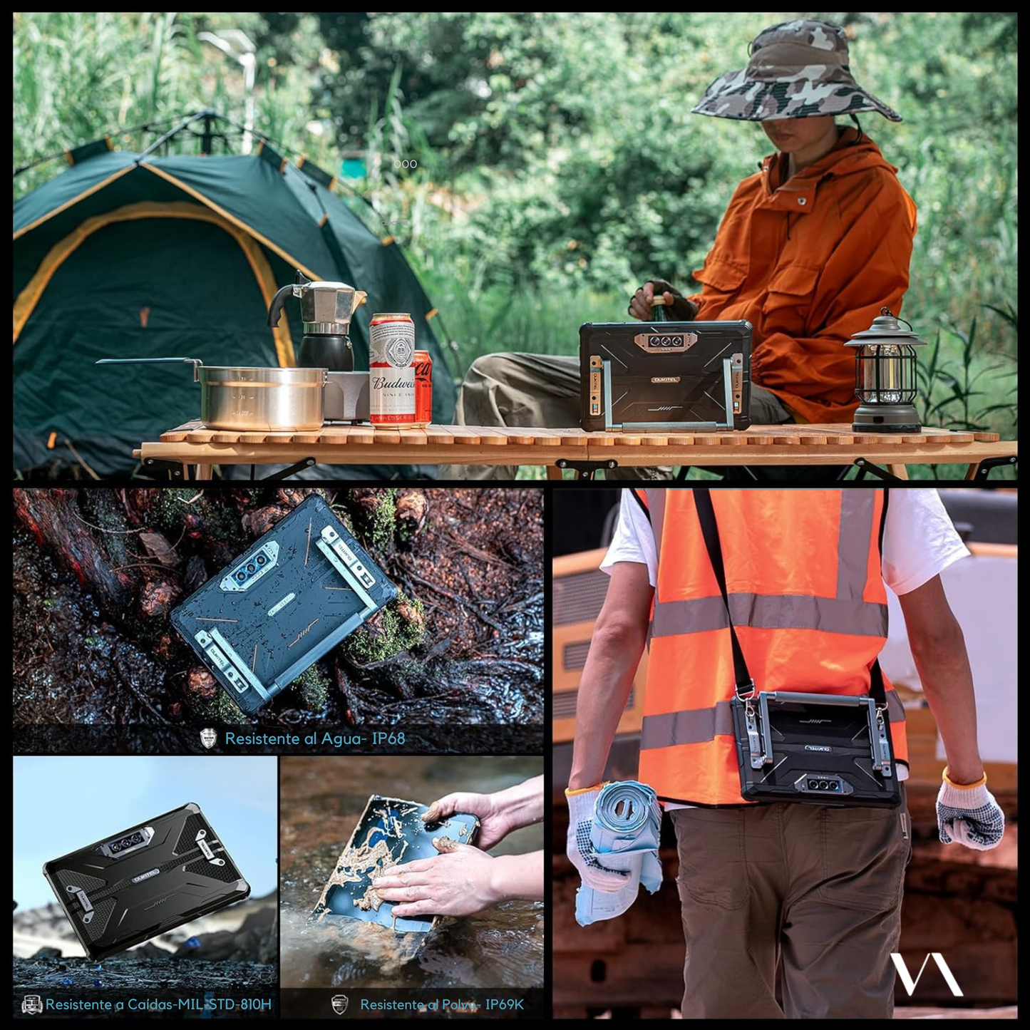 RT7 Titan Oukitel- Tablet Rugged de Alto Rendimiento