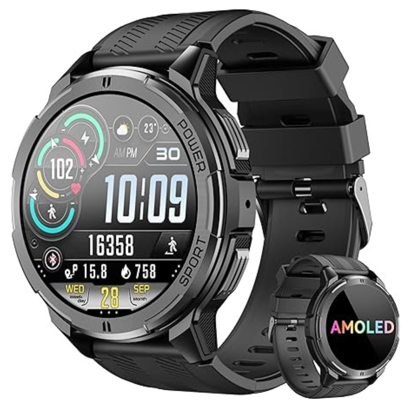 BT10 Oukitel- Reloj Inteligente Militar con Batería de larga duración