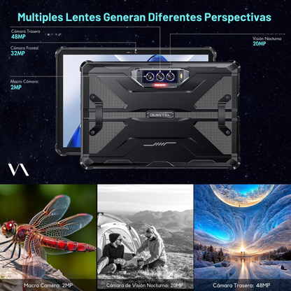 RT7 Titan Oukitel- Tablet Rugged de Alto Rendimiento